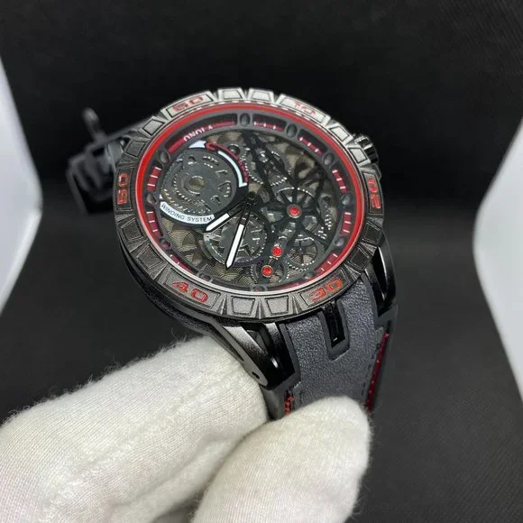 Men's Skeleton Military Quartz Top Quality Watch
